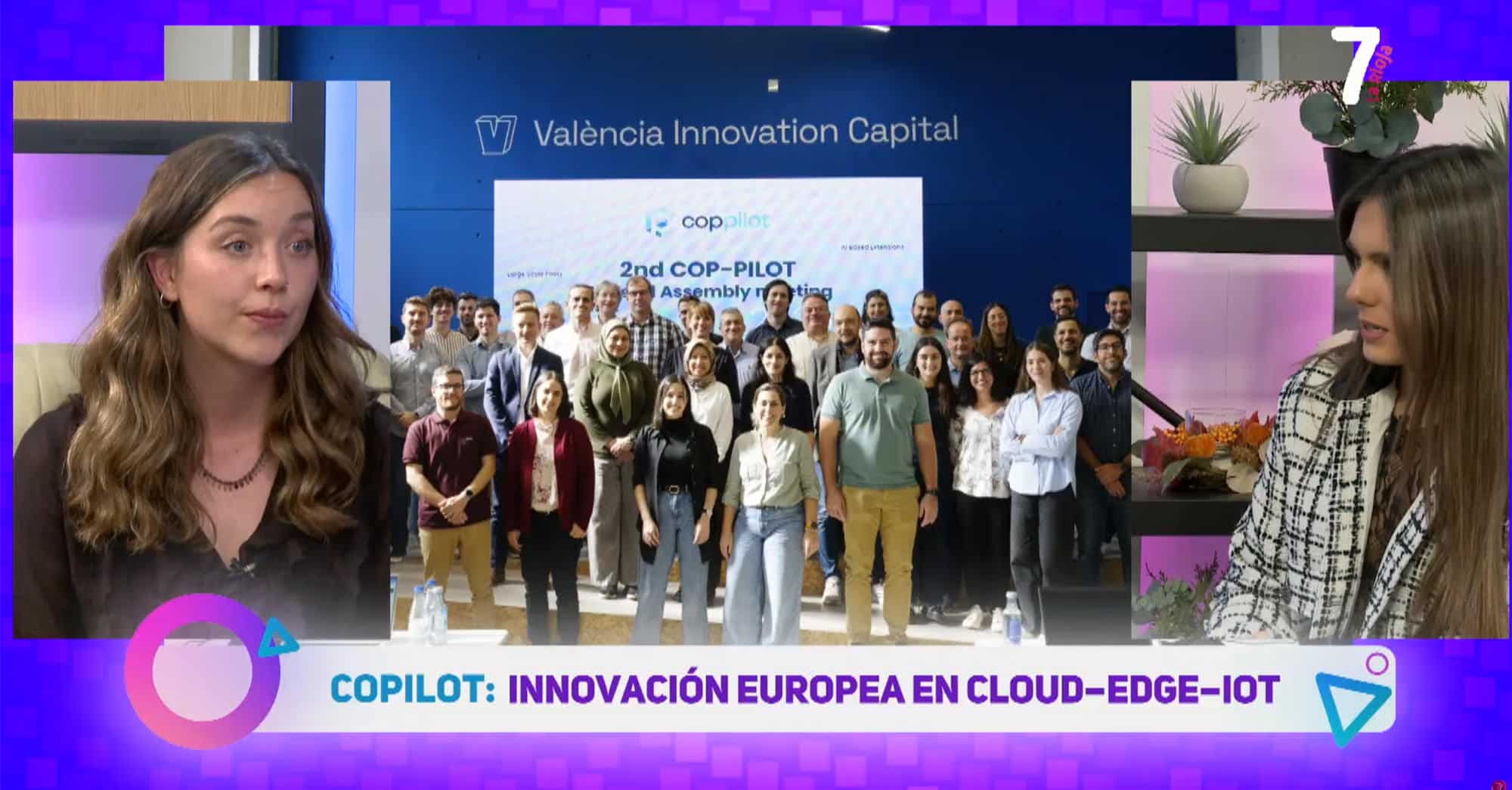 COP-PILOT Horizon presentation on 7 Rioja TV, Spain