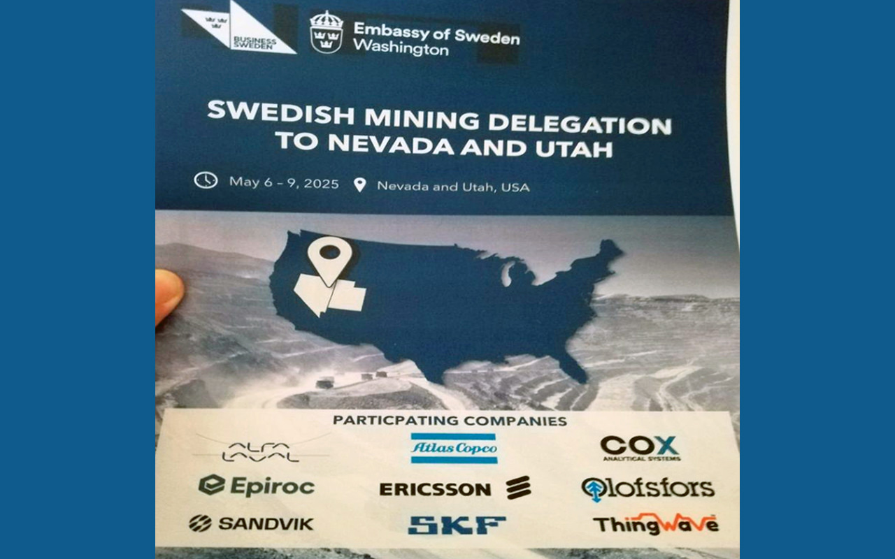 Swedish Mining Delegation to Nevada and Utah