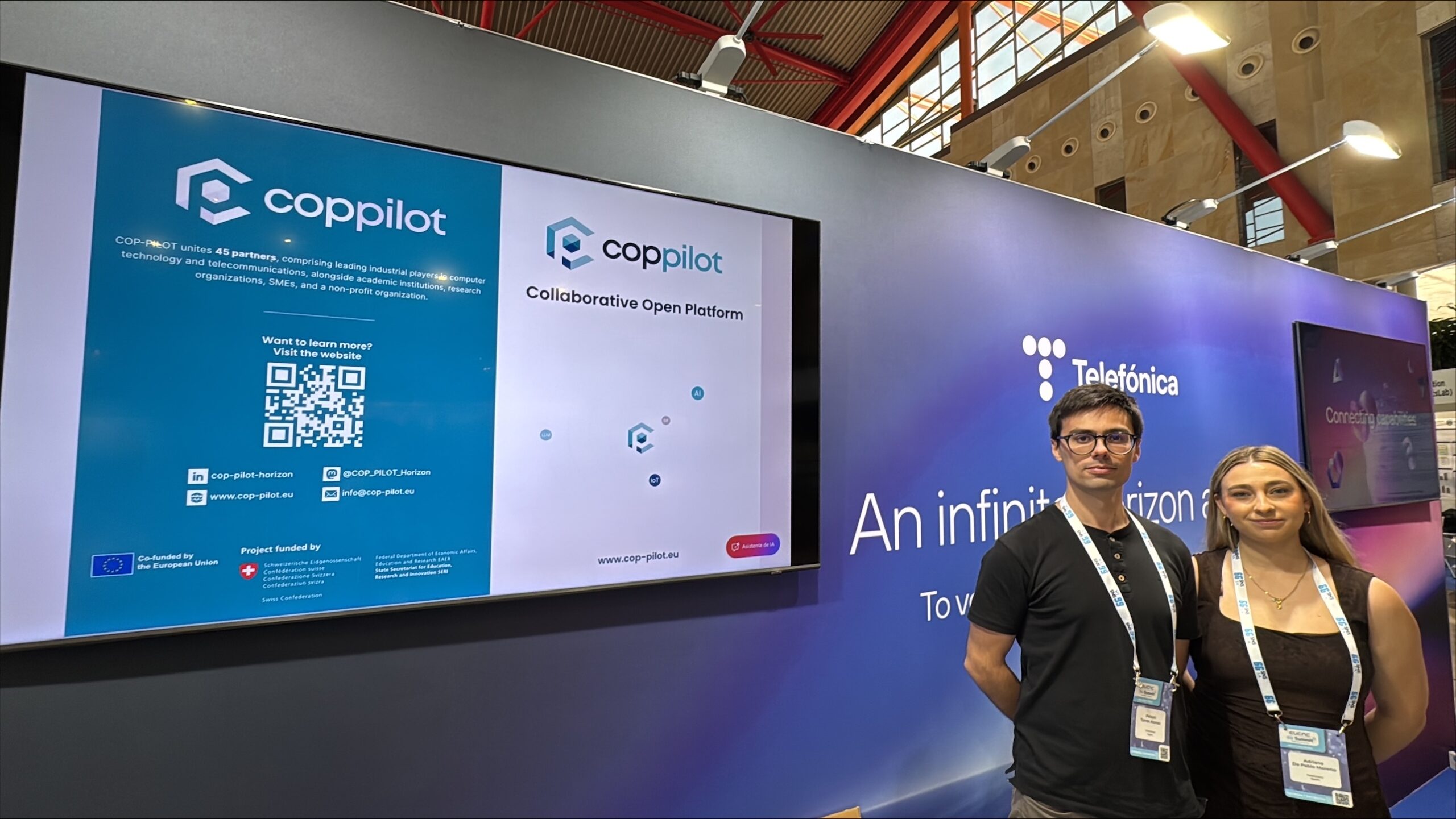 COP-PILOT | Telefonica booth at EuCNC