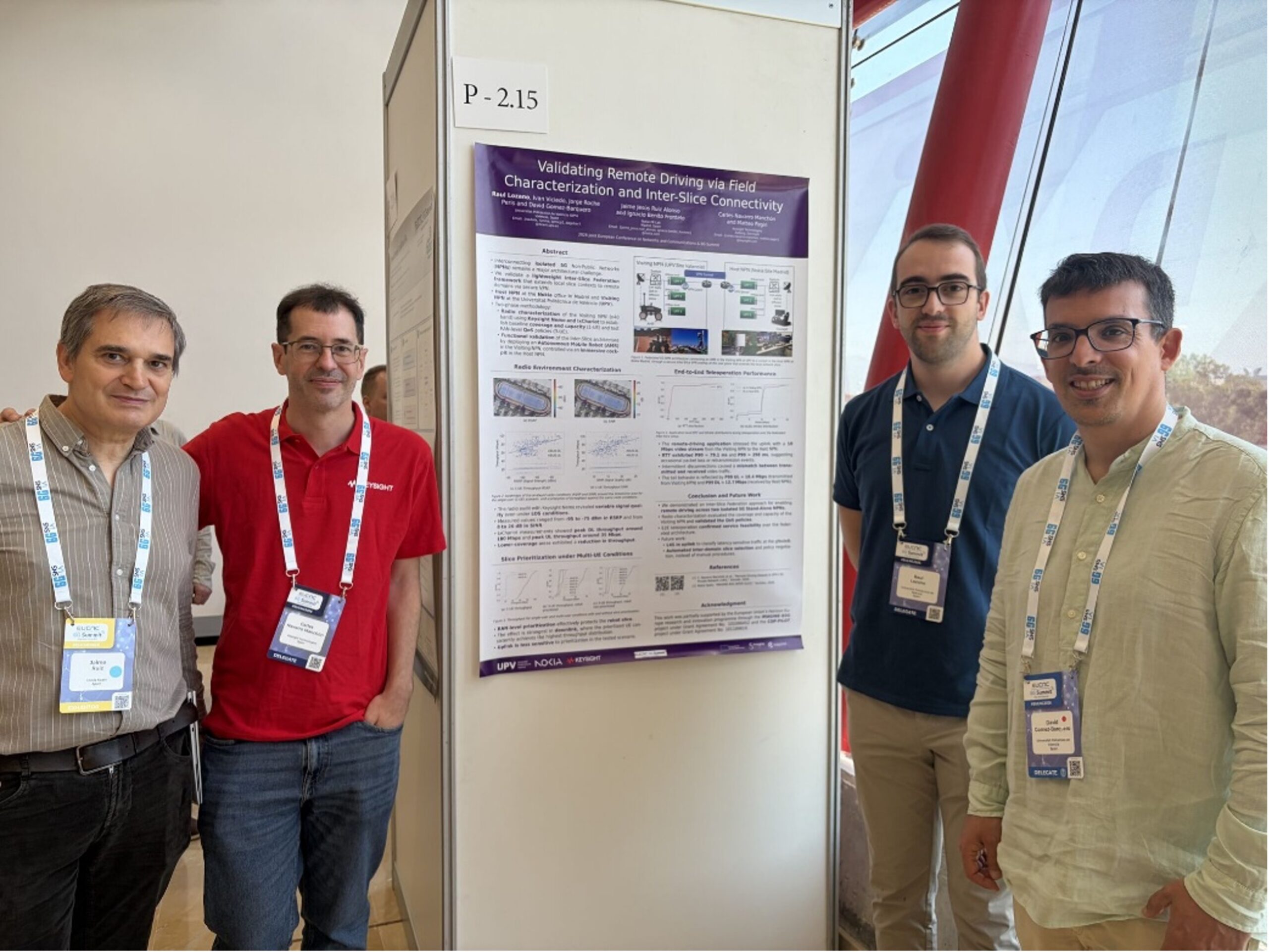 UPV poster at EuCNC