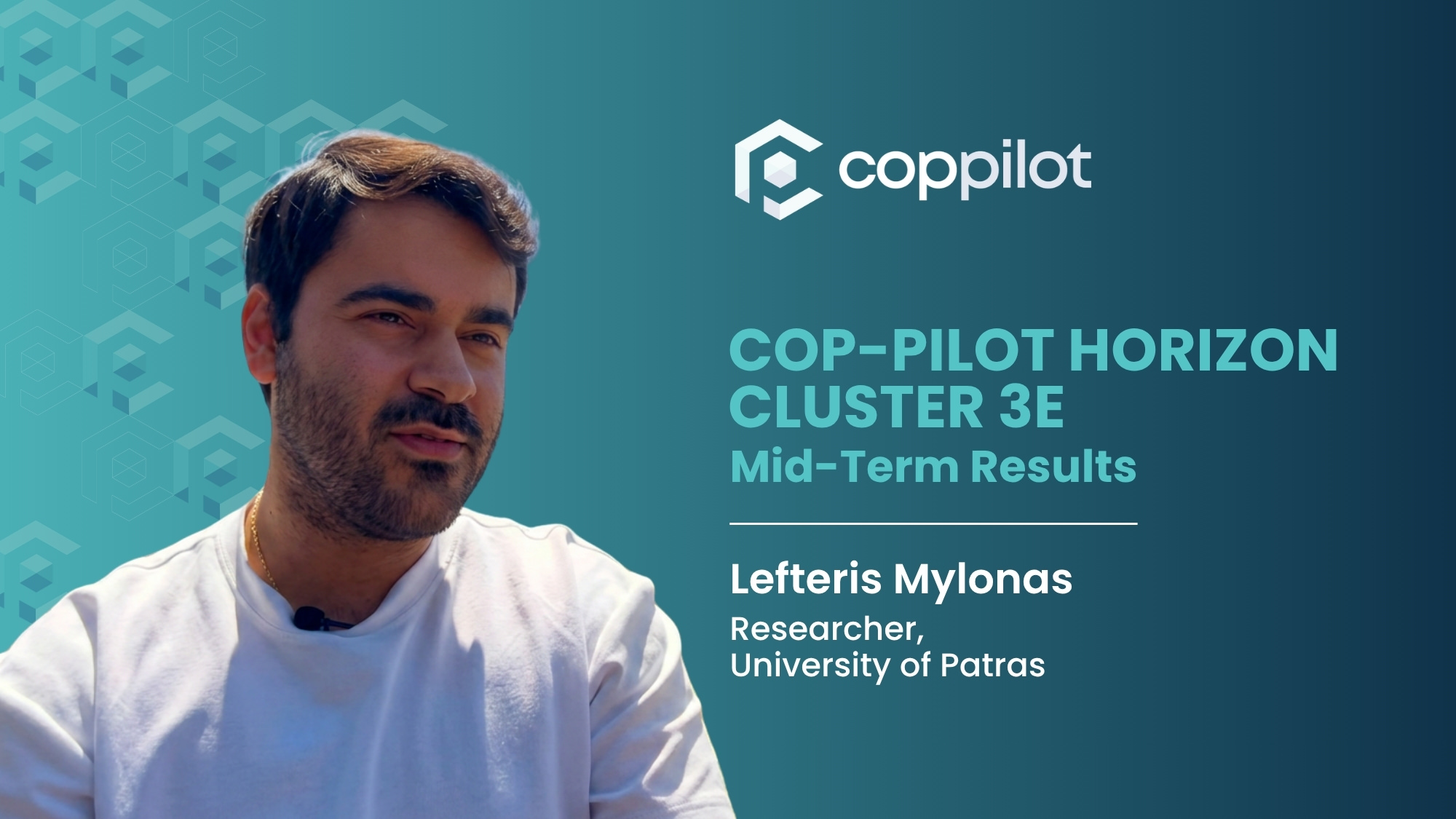  COP-PILOT HORIZON CLUSTER 3E - Mid-Term Results