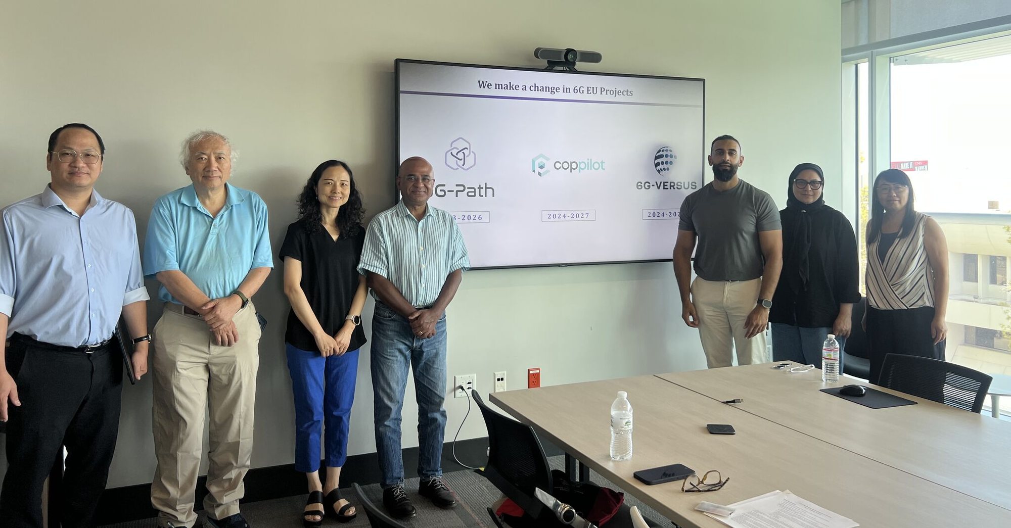 COP-PILOT, 6G-Path and 6G-VERSUS researchers during the workshop at the University of Nevada, Reno