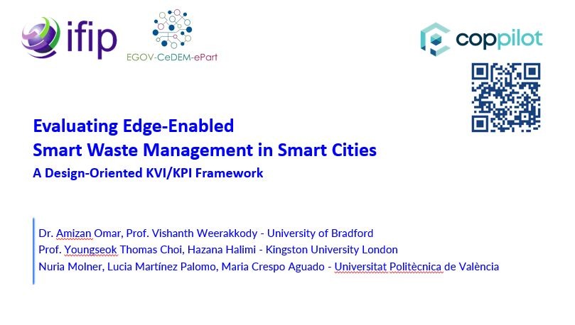 Title slide of the COP-PILOT paper presented at EGOV-CeDEM-ePart 2026