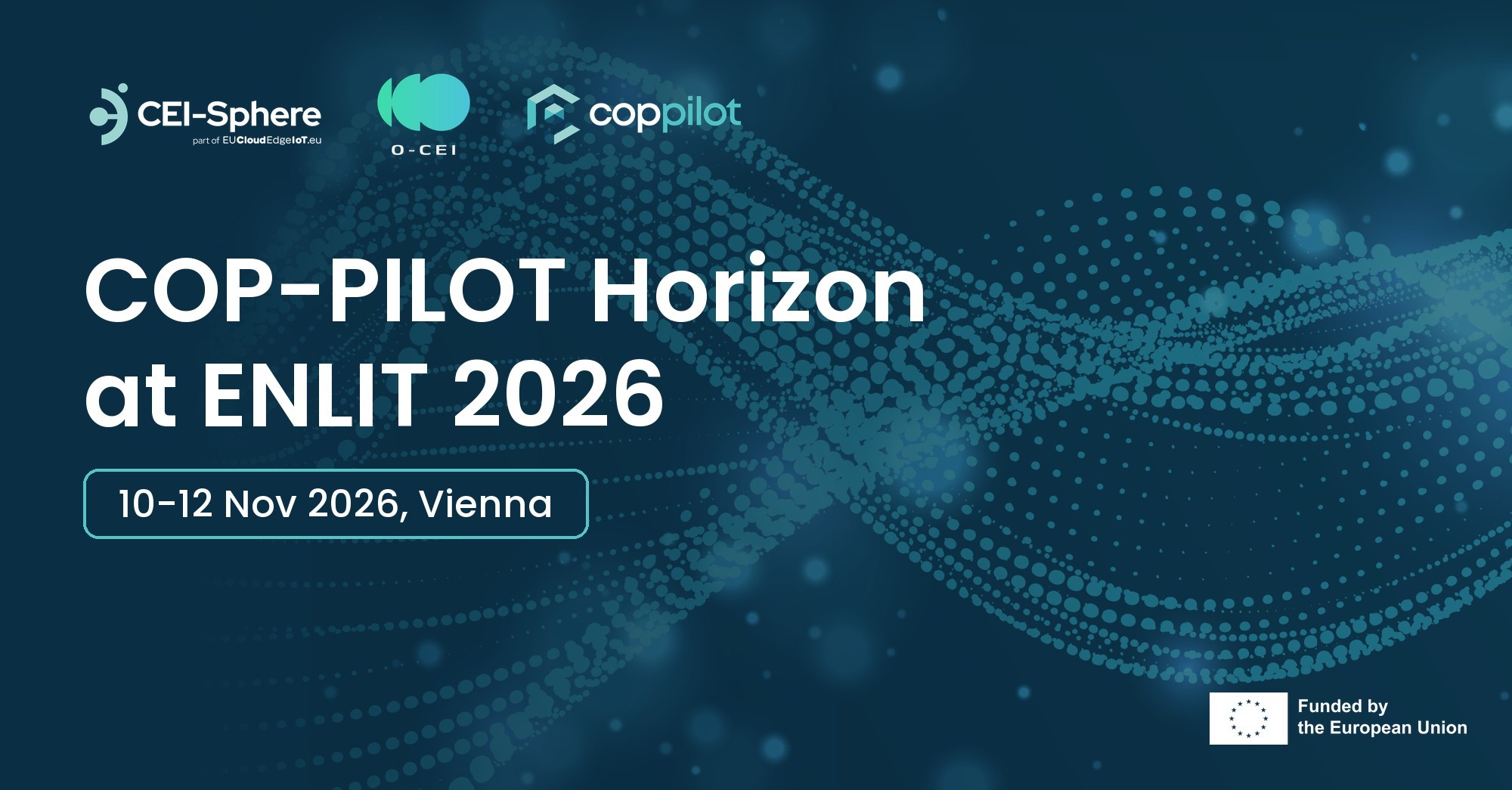 COP-PILOT Horizon at ENLIT 2026, 10-12 Nov 2026, Vienna, with CEI-Sphere and O-CEI