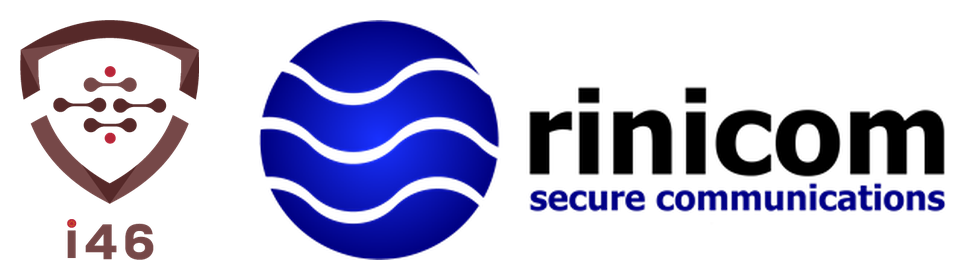 i46 and Rinicom logos