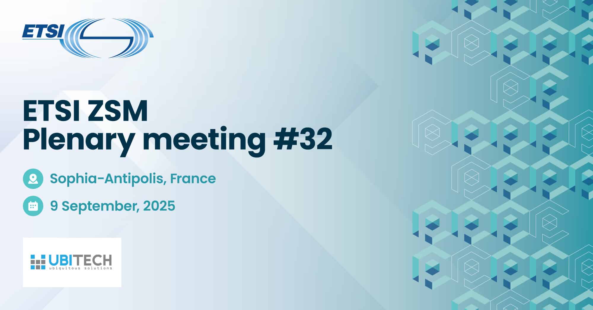 ETSI ZSM Plenary